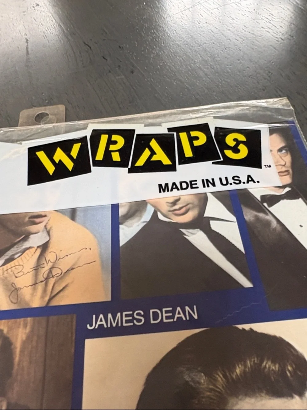 Rock Wraps - James Dean - Wrapping Paper Gift Wrap NWT.  RARE